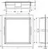 Hansgrohe XtraStoris Original Wandnische mit Rahmen 300 x 300 x 70 mm mattschwarz (56093670)