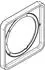 Hansgrohe Verlängerungsrosette SoftCube 5 mm chrom (13613000)