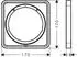 Hansgrohe Verlängerungsrosette SoftCube 5 mm chrom (13613000)