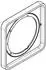 Hansgrohe ShowerSelect Comfort Q Verlängerungsrosette 5 mm schwarz matt (13613670)