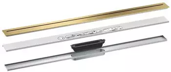 Axor Drain Fertigset Duschrinne 100 cm Duschabl&auml;ufe brushed gold optic (42523250)