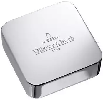 Villeroy & Boch Abdeckkappe f&uuml;r Einzeldrehgriff eckig chrom (94053661)