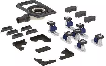 Geberit Duofix Rohbauset mit 7 F&uuml;&szlig;en Sperrwasserh&ouml;he 30 mm (551557001)