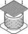 Geberit Pluvia Ergänzungsset begehbar (359504001)