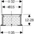 Geberit Pluvia Ergänzungsset begehbar (359504001)