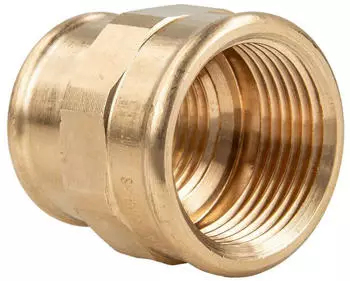 Viega Reduziermuffe Rp 2&rdquo; x Rp 1 1/4 Rotguss oder Siliziumbronze Modell 3240 (271893)