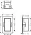 Hansgrohe XtraStoris Minimalistic Wandnische rahmenlos 300/150/140 mattweiß (56076700)