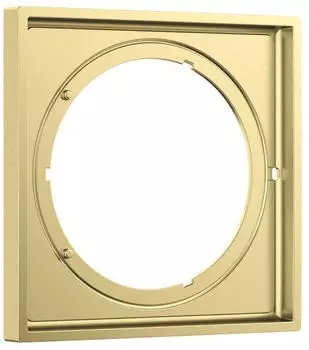 Axor Verl&auml;ngerungsrosette ShowerSelect ID eckig 5 mm brushed brass (13641950)