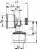 Tece TECElogo-Ax Wandscheibe Dimension 20 x Rp 1/2