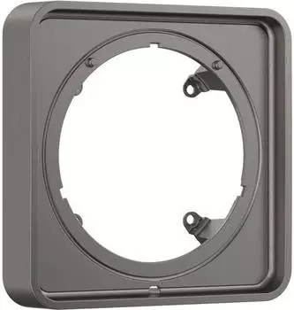 Axor ShowerSelect ID Verl&auml;ngerungsrosette softsquare 22mm, brushed black chrome (13643340)