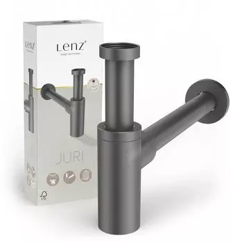 Lenz Elektronik JURI Flaschensiphon 1 1/4" &Oslash;32mm Graphit (46090031)