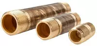 Viega Langnippel 319823 R 2 x 100 mm, Rotguss