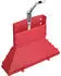 Hansgrohe Bouroullec Secuflex Wannenrand-Set mit Handbrause, Polished Red Gold (19418300)