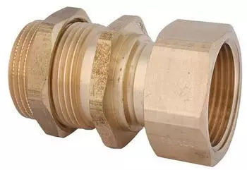 Schl&ouml;sser Wasserz&auml;hler-Anschlussverschraubung Eingang Q3=10,0m&sup3;/h 1&frac12;" Messing (22053400212)