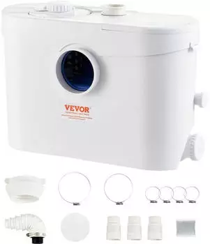 VEVOR Hebeanlage f&uuml;r Stand-WC 700 W 9600 l/h 10 m