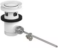 hansgrohe Ablaufventil 94139700 f&uuml;r Waschtischarmatur und Bidetarmatur, DN32,