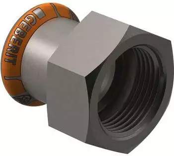 Geberit Mapress Therm &Uuml;bergang mit Innengewinde &Oslash; 28 mm Rp 1/2" (41807)