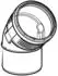 Geberit Silent PP Bogen DN 125 45° schalloptimiert (390622141)