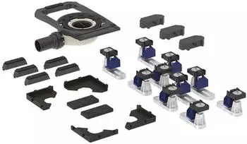 Geberit Duofix Rohbauset mit 10 F&uuml;&szlig;en Sperrwasserh&ouml;he 30 mm (551558001)