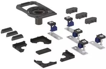 Geberit Duofix Rohbauset senkrecht mit 5 F&uuml;&szlig;en (551559001)