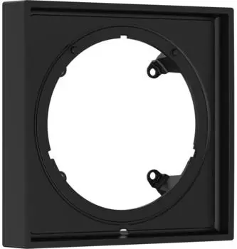 Axor ShowerSelect ID Verl&auml;ngerungsrosette eckig 22 mm mattschwarz (13645670)