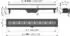 Alcadrain Duschrinne Simple 95cm mit Lochrost, Messing (APZ10BLACK-950BRASS)