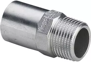 Viega Sanpress Inox Einsteckst&uuml;ck 18mm x R 1/2 Stahl nichtrostend Mehrkant (436711)
