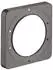 Axor Verlängerungsrosette 172 x 172 mm brushed black chrome (98860340)