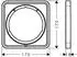 Hansgrohe Verlängerungsrosette Q für iBox universal 2 (13613700)