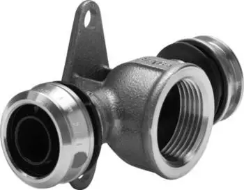 Viega Raxofix-Wandscheiben-T-St&uuml;ck &Oslash; 20 mm Rp 3/4" &Oslash; 20 mm Siliziumbronze Modell 5325.8 (647711)