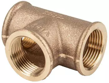 Viega T-St&uuml;ck 3130 Rp 3" Rotguss (321727)