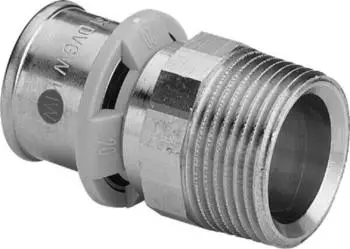 Viega Sanfix-P 2111 &Uuml;bergangsst&uuml;ck mit Au&szlig;engewinde 50mm x 1&frac14;" Rotguss (566364)