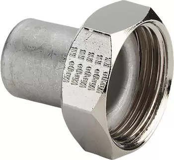 Viega Sanpress Inox Verschraubung 35 mm x G 1 1/2" Stahl nichtrostend flachdichtend SC-Contur (438227)