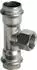 Viega Sanpress Inox T-Stück 18 mm x Rp 3/4