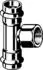 Viega Sanpress Inox T-Stück 18 mm x Rp 3/4