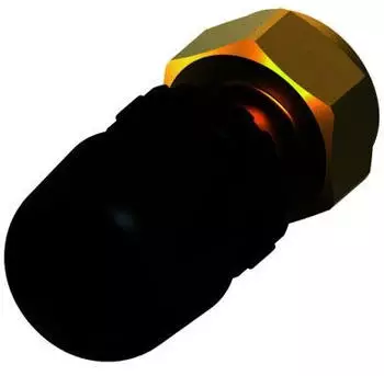 Tece TECElogo-Ax Verschraubung flachdichtend 20mm x 1", Siliziumbronze (8803304)