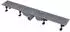 Alca APZ12 Optimal Duschrinne 75cm, Lochrost oder Flieseneinlage (APZ12-750)