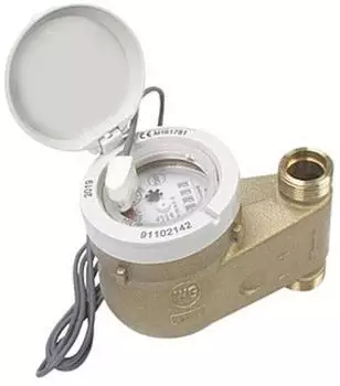 Wasser-Ger&auml;te KW-Steigrohrz&auml;hler MNRS QN6 DN25 (1") 150mm, senkrechter Einbau, MID (11010)