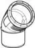 Geberit Silent-Pro Bogen 30° DN150 d160mm (393721141)