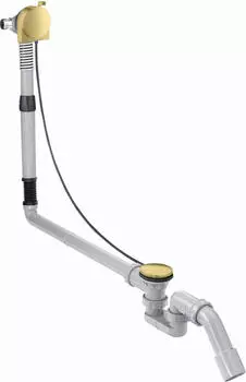 Hansgrohe Exafill Komplettset Wanneneinlauf, Ab- und &Uuml;berlaufgarnitur brushed brass (58317950)