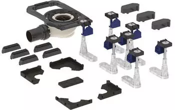 Geberit Duofix Rohbauset mit 7 langen F&uuml;&szlig;en Sperrwasserh&ouml;he 50 mm (551566001)