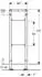 Geberit Duofix Vorwand-Element für Stütz- u. Haltegriffe 112 cm barrierefrei (111790002)