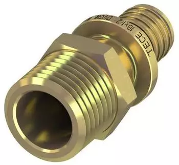 Tece TECEflex &Uuml;bergangsverschraubung Messing 32mm x 1" (765509)