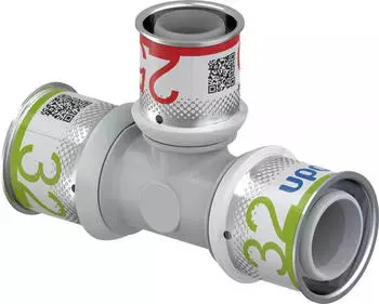 Uponor S-Press PLUS T-St&uuml;ck reduziert PPSU 32-25-32 (1039961)