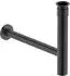 Duravit Designsiphon für Waschtisch, schwarz matt (0050364600)