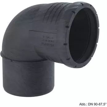 Geberit Silent Pro Bogen DN 90 87,5&deg; hochschalld&auml;mmend (393424141)