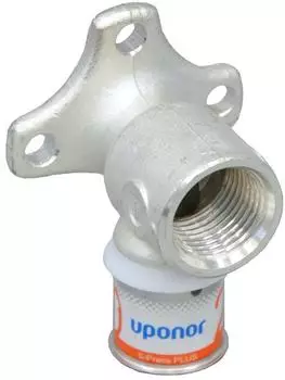 Uponor S-Press PLUS MLC Wandscheibe 25mm x 3/4" IG mit Flansch (1070642)