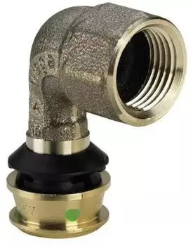 Viega Raxofix &Uuml;bergangsbogen 32 x Rp 1 90&deg; mit SC-Contur Siliziumbronze (646141)