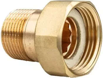 Viega Anschlussverschraubung 3335 flachdichtend R 3/8" x G 1/2" Rotguss (320225)
