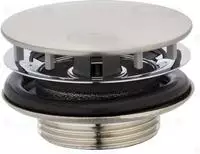 hansgrohe Waschtisch Ventil 50001000 11/4", mit geschlossener Abdeckplatte, chrom